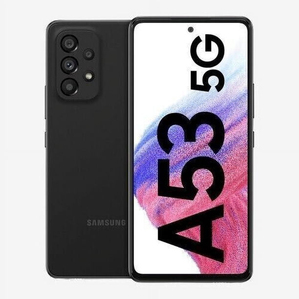 Restored Samsung Galaxy A53 5G Black 128GB Unlocked Smartphone