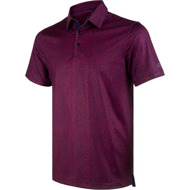 Polos de Golf pour Hommes à Manches Courtes, Évacuation de l'Humidité, Coupe Sèche, Motifs Imprimés, Polo de Performance à Col, Polos de Golf pour Hommes