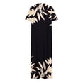 thumbnail image 4 of Staron Robes de Plage pour Femmes Sans Manches Hawaïennes Robes d'Été à Encolure Ronde Fendue Amples Décontractées d'Été Fluides Chemises de Plage TTG, 4 of 6