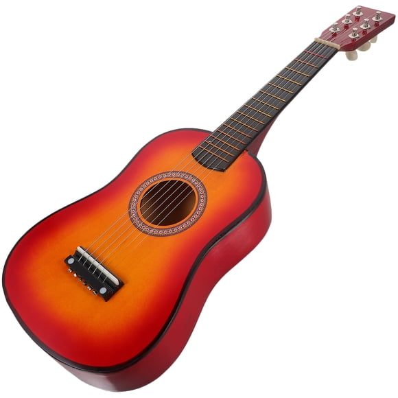 1 Pce Guitare Jouet 21 Pouces Guitare Acoustique Folklorique Jouet Instrument de Musique Jouet Petite Guitare Jouet pour Débutant