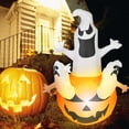 thumbnail image 3 of Décoration de Cour Gonflable d'Halloween de 6 Pi de Hauteur pour l'Extérieur, Colorée, à Intensité Réglable, Ghost, Gonflable, en Liquidation, avec Lumières DEL Intégrées pour Fête/fête/cour/jardin, 3 of 5