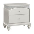 thumbnail image 1 of ACME Maverick Nightstand in Platinum, 1 of 4