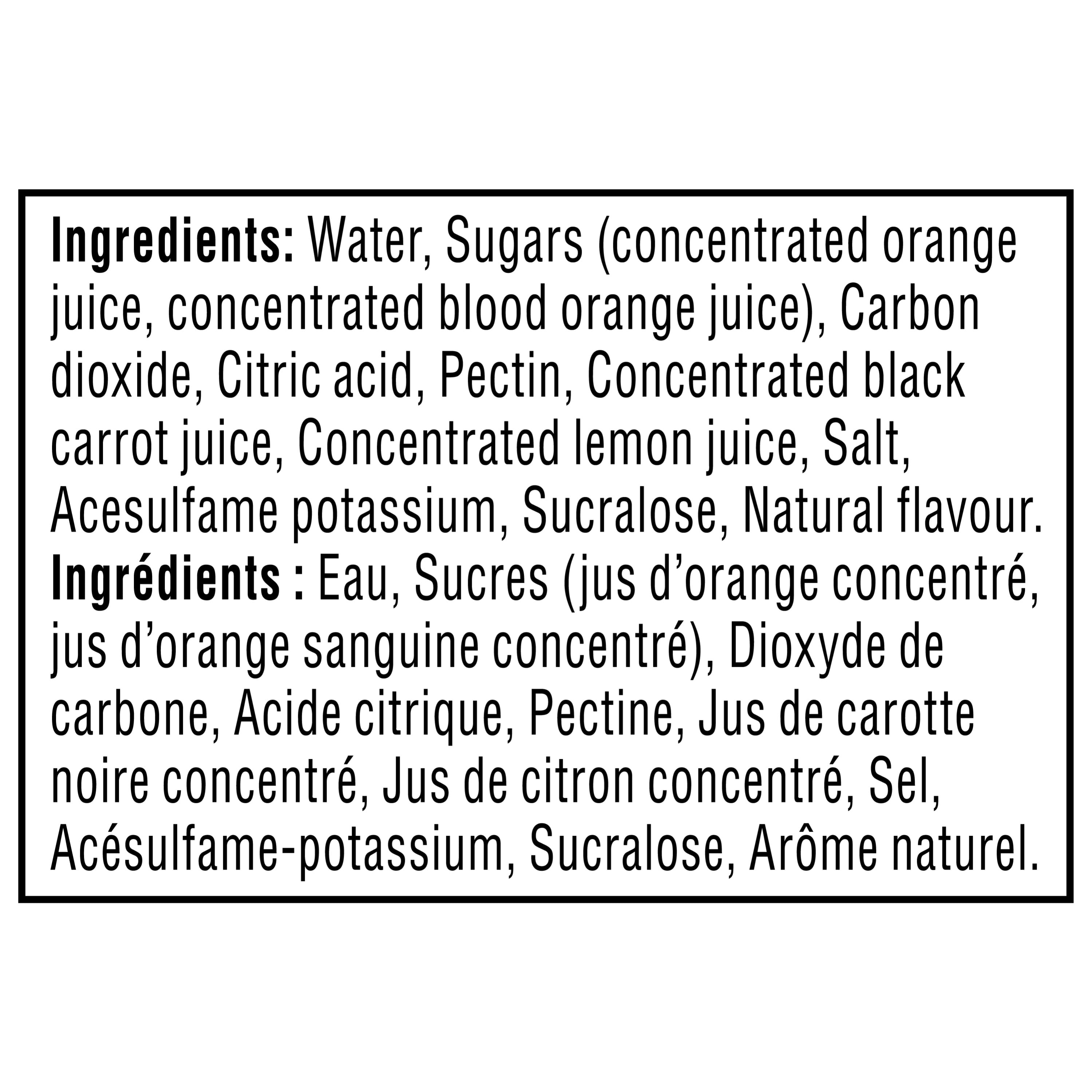 San Pellegrino Orange Sanguine Léger, Boisson Pétillante aux Fruits, 25 Calories, Fait avec du Vrai Jus de Fruits (Fait de Concentré), Audacieuse et Savoureuse, Élaborée en Italie