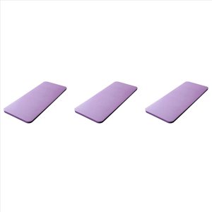 3 Pcs 15MM Thick Yoga Mat Comfort Foam Knee Elbow Pad Mats for Exercise Yoga Indoor Pads Fitness Training,Purple,3 x yoga mat,purple