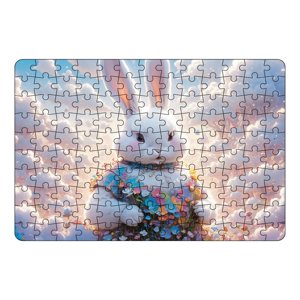 TIELUTT Colorful Bunny Easter Puzzle Set Easter Bunny Puzzles Educational Puzzles for Kids for Family Game Night 49800 74500 Alphanumeric Diversity Zingy