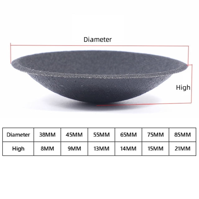 2Pcs 38-85mm Audio Woofer Speaker Cap Dust Cap Dome Cover Replacement Accessorie