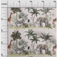thumbnail image 2 of oneOone Polyester Spandex Light Green Fabric Tropical Sewing Material Print Fabric By The Yard 56 Inch Wide, 2 of 4