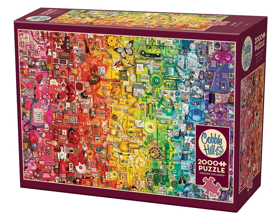 Cobble Hill Jigsaw Puzzle - Rainbow, 1000 Piece Puzzle
