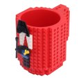 thumbnail image 2 of Tasse en Brique, Décoration Légère Blocs de Construction Tasses Jouet Amusant pour Rassemblement Rouge, 2 of 8