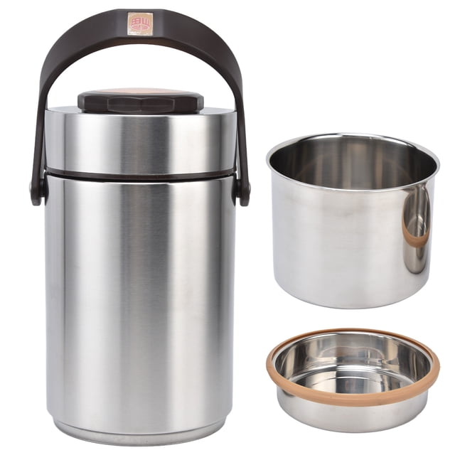 Delaman Bocal Alimentaire Isolé sous Vide en Acier Inoxydable 2300 ml