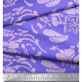thumbnail image 2 of Soimoi Polyester Crepe Fabric Flower Artistic Printed Fabric 1 Yard 42 Inch Wide, 2 of 3