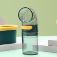 thumbnail image 1 of 2PCS Quantitative Salt Shaker with Holder Each Press 0.5g Clear Seasoning Bottle - D, 1 of 8