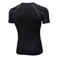 thumbnail image 3 of Yuyuzo Mens T-Shirts Short Sleeve Workout Gym Quick Drying Sports Base Layer Athletic Compression Shirts, 3 of 3