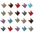 thumbnail image 2 of U-shaped Toilet Mat Water Absrobent Non-slip Elastic Skin-friendly Bathroom Rug Pad Bath Rug Showering Protection Household Home Coffee Color 50*60cm, 2 of 8