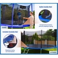 thumbnail image 3 of Plexalife Ensemble de Trampoline Rond de 16 Pi avec Système de Clôture de Sécurité - Trampoline de Cour Arrière Trampoline Extérieur pour Enfants - Adultes, 3 of 5