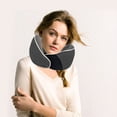 thumbnail image 4 of Styesk Pillow Travel Neck Pillow Top Memory Foam Pillow For Head Support Ideal For Airplanes Cars And Home Recliners Adjustable And Soft Home &kitchen Bedding, 4 of 6