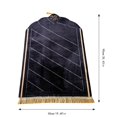thumbnail image 3 of Binwennn Portable Prayer Rug: Thick Embossed Flannel Prayer Mat With Sponge Base For Indoor/Outdoor Use Soft Blankets Soft Knit Throw Full Size Blanket Living Room Carpet Carpets for Bedrooms 8x10 H, 3 of 4