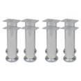 thumbnail image 1 of vidaXL Sofa Legs 8 pcs Round Chrome 180 mm, 1 of 3