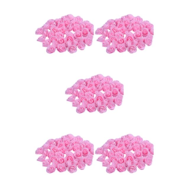 Transemion 500pieces Wreath Wedding House Decor Lasting Impression With These Exquisite light pink 5Set