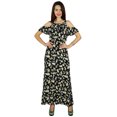 thumbnail image 1 of Bimba Robe Maxi d'Été à Épaules Dénudées pour Femmes, Tenue de Plage, Robes Florales pour les Vacances, 1 of 9