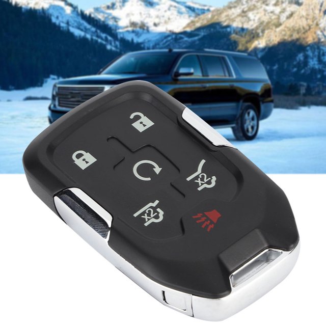 6 Bouton Voiture Télécommande Flip Key Fob Shell Cas pour Banlieue Yukon XL