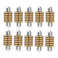 thumbnail image 3 of jinwen 10Pcs Car Interior Light Trunk Light Accessories Light Dome Light Bulbs 31mm, 3 of 9
