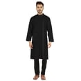 thumbnail image 1 of Atasi Indian Designer Kurta For Mens Party Wear Traditional Dress Solid Ethnic Long Shirt, 1 of 7