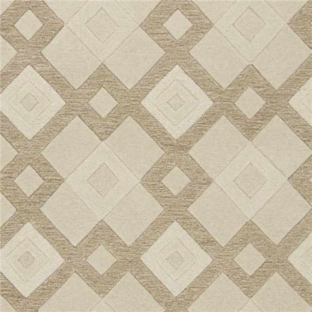 HomeRoots 353100 5 x 8 ft. Wool Ivory Area Rug