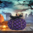 thumbnail image 1 of Birdeem Knitted Pumpkin Decor for Halloween,Fall Home Decorations,Handmade Cotton Pillow and Seasonal Accessory,6.7 Inch Diameter Size,Festive Gift Idea, 1 of 9