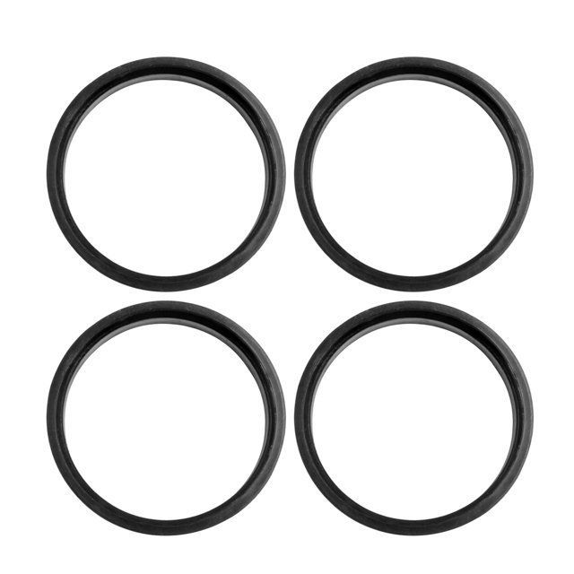 Unique Bargains 4pcs Plastic Hub Centric Rings Wheel Bore Center 73.1 to 56.6mm