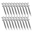 thumbnail image 1 of UPOUART 20Set Aerator Tool Silver Metal Grass Aerator Lawn Enhances Fertilizers Effectiveness, 1 of 7