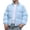 Light Blue, variant on Maqroz Men's Thick Jacket Full Zip Stand Collar Jackets with Pockets Casual Loose Fitting Padded Coats Winter Thermal Solid Color Outerwear Keep Warm Quilted Coat