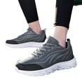 thumbnail image 4 of DXOUPM Chaussures de Course pour Hommes en Cuir à Imprimé Espadrilles Mode Légères Sport Gym Tennis, 4 of 5
