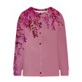 thumbnail image 4 of LOVZFMLL Cardigan pour Femmes Cardigan Décontracté Imprimé en Tricot Manteau à Boutons, 4 of 5