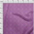 thumbnail image 3 of oneOone Rayon Purple Fabric Asian Block Craft Projects Decor Fabric Printed By The Yard 56 Inch Wide, 3 of 4