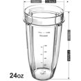 thumbnail image 2 of 24 Oz Cup for Nutri Ninja Blender Parts, 2 of 5