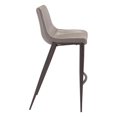 thumbnail image 3 of ZUO Chaise de Bar Magnus (Lot de 2) Gris & Noyer, 3 of 6