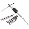 thumbnail image 1 of Peahefy High Quality Tap Drill Bit Set Bearing Steel With T‑Type Tap Wrench Hand Tool, 1 of 8