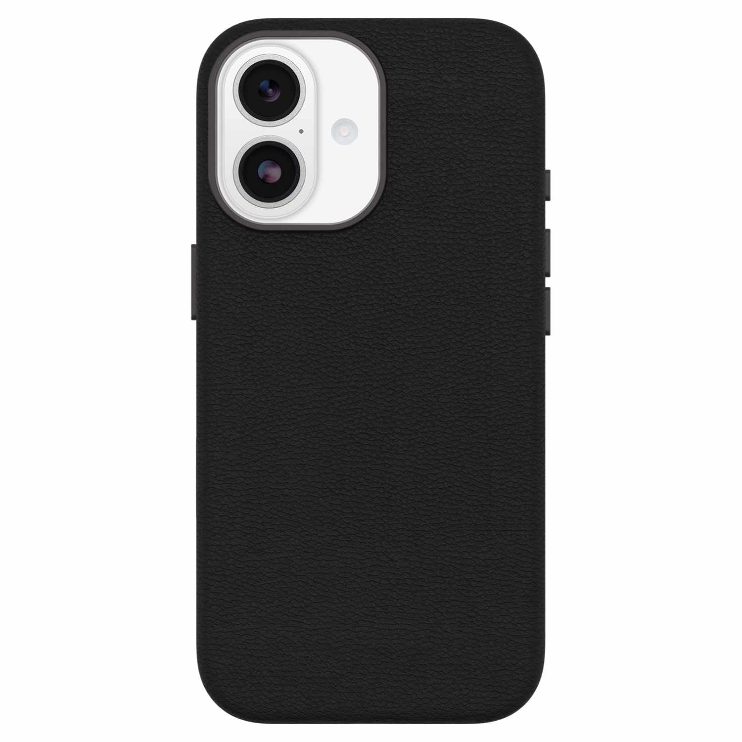 OtterBox Symmetry Cactus Leather MagSafe Case w/Camera Control Noir Ash (Black) for iPhone 17 Pro