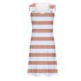thumbnail image 4 of Pisexur Robe Sans Manches à Col en V pour Femme Été Confort Mode Couleur Unie Poche Robe Sans Manches à Col en V Robe pour Femme en Liquidation, 4 of 5
