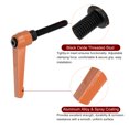 thumbnail image 4 of Unique Bargains 4 Pack M8 x 50mm Male Threaded Stud Adjustable Clamping Lever Handle Bolt Knob Orange, 4 of 6