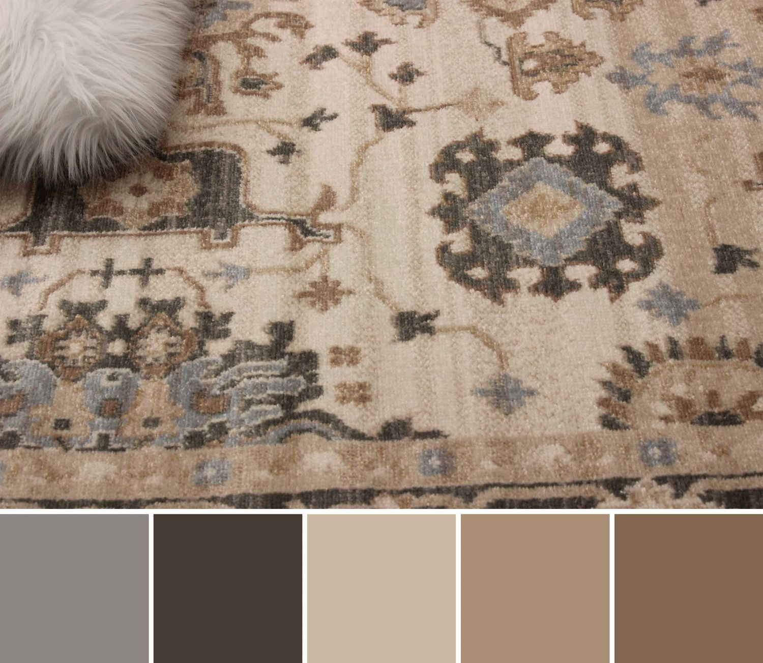 ECARPET Gloria Tapis Traditionnel pour Salon, Chambre, Salle A Manger, Entrée
