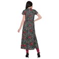 thumbnail image 3 of Moomaya Kurta Imprimé Tunique à Fente avant Hauts Femmes Tenue d'Été Kurti pour Dames, 3 of 5