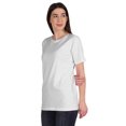 thumbnail image 4 of Inkmeso T-Shirt Basique à Col Rond pour Femmes, Manches Courtes, Coupe Régulière, Long Tee, Haut d'Entraînement, 4 of 8