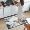 thumbnail image 3 of KIRFEIHT Modern Abstract Small Area Rug 2x3 Machine Washable Rug Non Slip Kitchen Rug Stain Resistance Mat for Entryway Low Pile Faux Wool Carpet Indoor Entrance Area Rug Soft Carpet for Pets, 3 of 8
