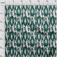 thumbnail image 3 of oneOone Rayon Dark Green Fabric Ikat Fabric For Sewing Printed Craft Fabric By The Yard 56 Inch Wide, 3 of 4