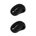 thumbnail image 2 of Xingzhi Ordinateur 2,4 GHz Sans Fil Sans Fil Bureau Souris Optique 1600 Dpi avec Récepteur USB Noir Mat 2 Ensembles, 2 of 6