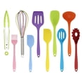 thumbnail image 1 of 10PCS Silicone Spatula Set With 600°F Heat Resistant, Kitchen Silicone Spatula Utensil Set Rubber Spatulas For Nonstick Cookware For Cooking Bak, 1 of 1