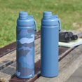 thumbnail image 2 of Mainstays 2Pack 24oz Stainless Steel Bottle, 2 of 3