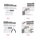 thumbnail image 1 of Trousse de Tête de Fermeture Éclair Trousse de Curseur de Fermeture Éclair Trousse Universelle de Remplacement de Fermeture Éclair Trousse de Sauvetage de Fermeture Éclair de Tente Trousse de Réparation de Fermeture Éclair de Vêtements, 1 of 9